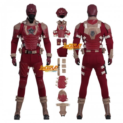 Thunderbolts Red Guardian Cosplay Costume Top Level