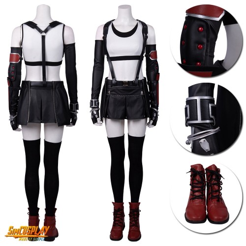 Tifa Cosplay Costumes Final Fantasy VII Remake Cosplay Suits Top Level