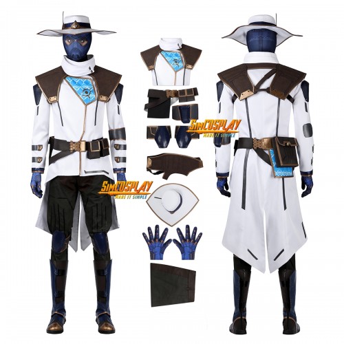 VALORANT Cypher Cosplay Costume With Hat Suit
