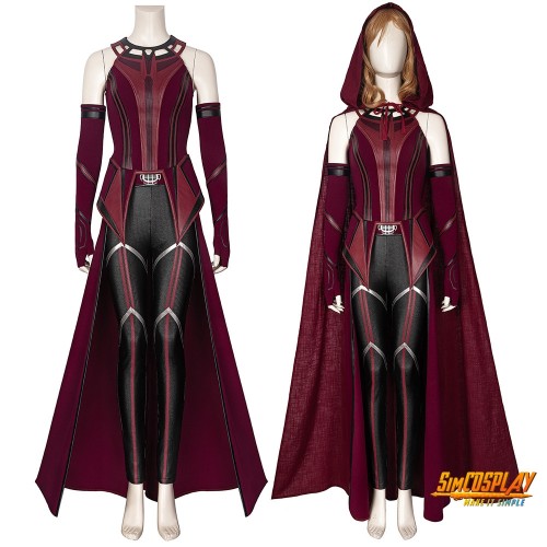 [READY TO SHIP ] Size S Wanda Cosplay Costume 2021 WandaVision New Scarlet Witch Suit