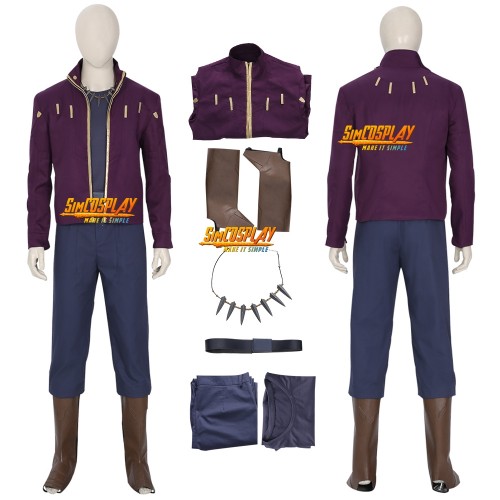 What If Star-Lord Cospay Costume Black Panther T'Challa Cosplay Suit