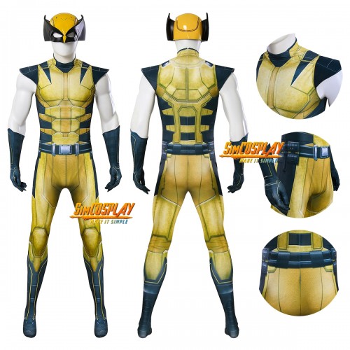 Wolverine HD Printed Cosplay Costume Game Version Suit