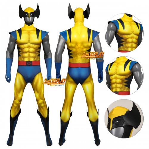 Wolverine Logan HD Printed Cosplay Costume Comic Version Suit