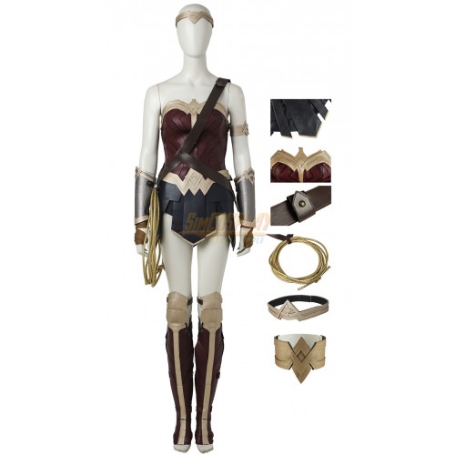 WW Cosplay Costume Diana Prince Suit Shoes Cover Edition