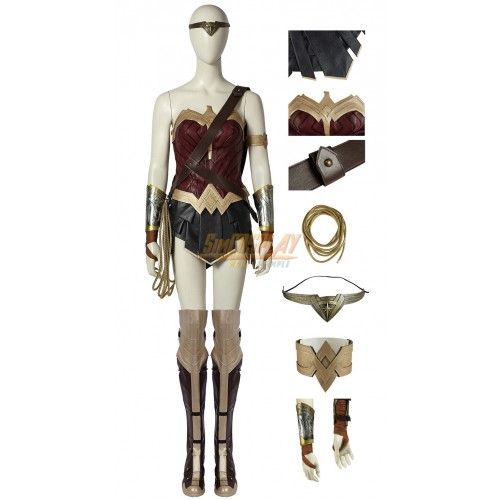 WW Diana Prince Cosplay Costume Classic Suit With Boots