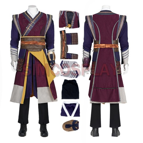 Wong Cosplay Costume Doctor Strange in the Multiverse of Madness Suit Top Level