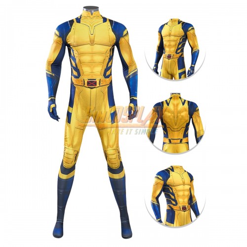 X-Men Wolverine Logan 3D Printed Cosplay Suit Costume