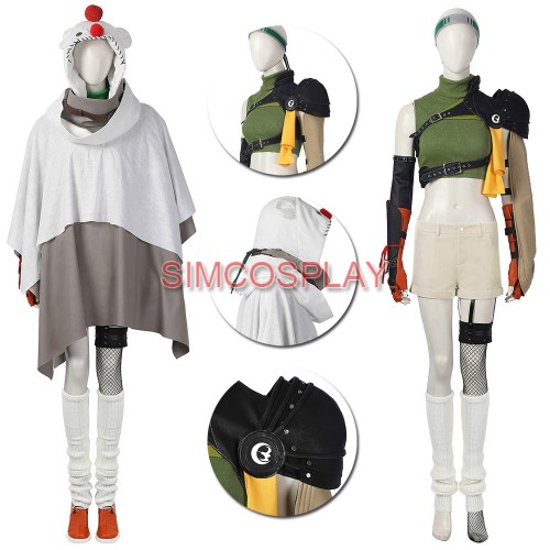 Yuffie Cosplay Costume FF8 Remastered Intergrade Custom Size Supported Ver.2
