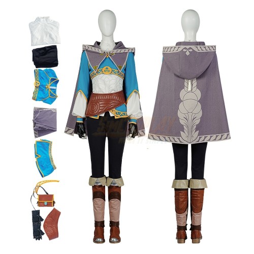 Princess Zelda Cosplay Costume Kingdom Tears Version