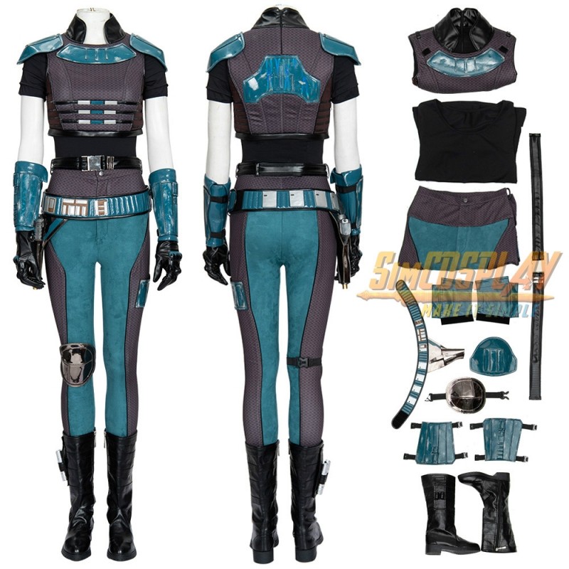 The Mandalorian Carasynthia Cara Dune Cosplay Costume Women Armor Suit Vest