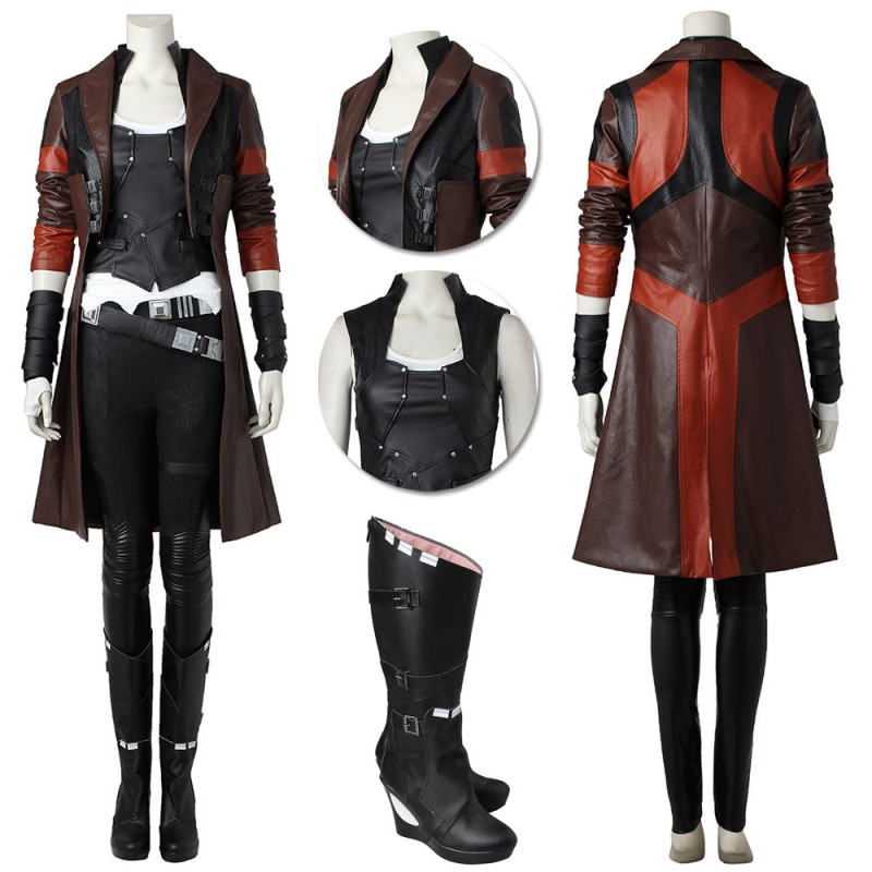 Guardians of the Galaxy Vol 2 Gamora Cosplay Costume Full Set no shoes