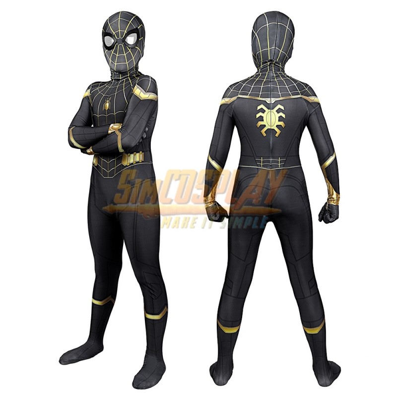 Costume Spiderman Black & Gold femme No Way Home