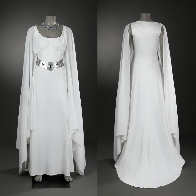 strapless open back dress Custom-made Star Wars Princess Leia Costume Organa Solo Dress Cosplay –  CoserZ main image 0