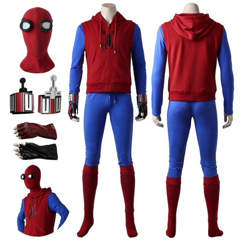Spider-Man Suits Homecoming Peter Parker Cosplay Costume - CosSuits