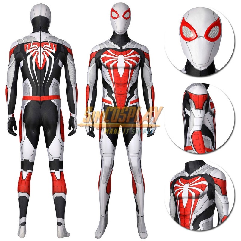 Spider Man Stealth Suit Far From Home Cosplay Costumes Top Level