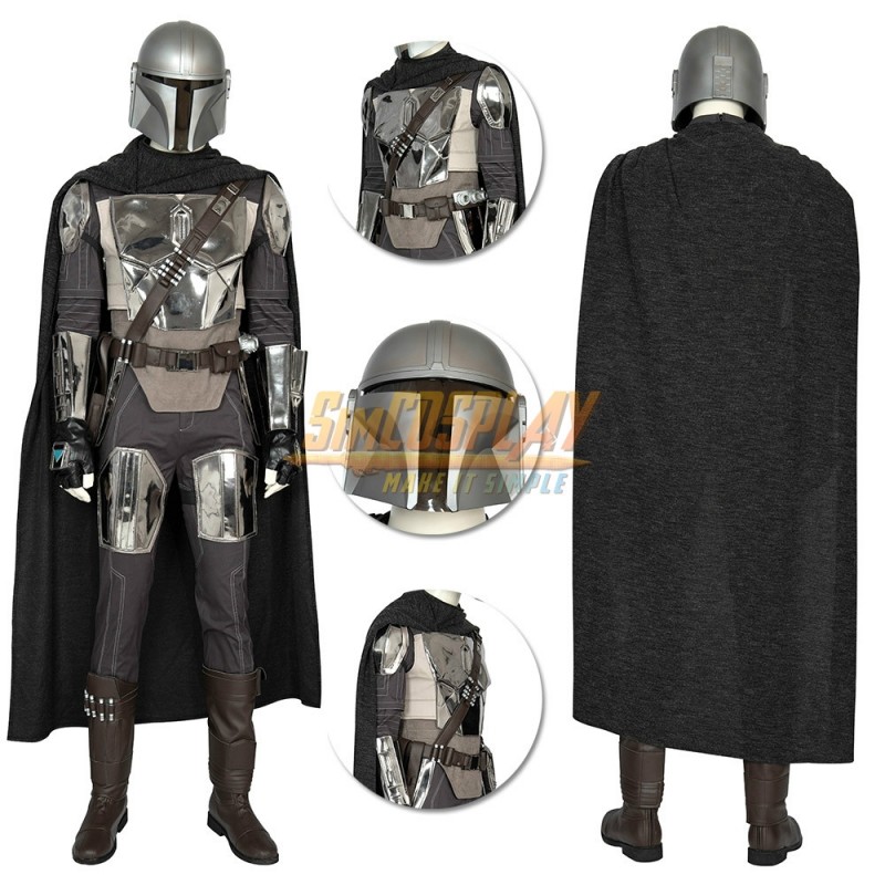 READY TO SHIP>> Size L The Mandalorian Cosplay Costumes Star Wars Cosplay  Suit Top Level