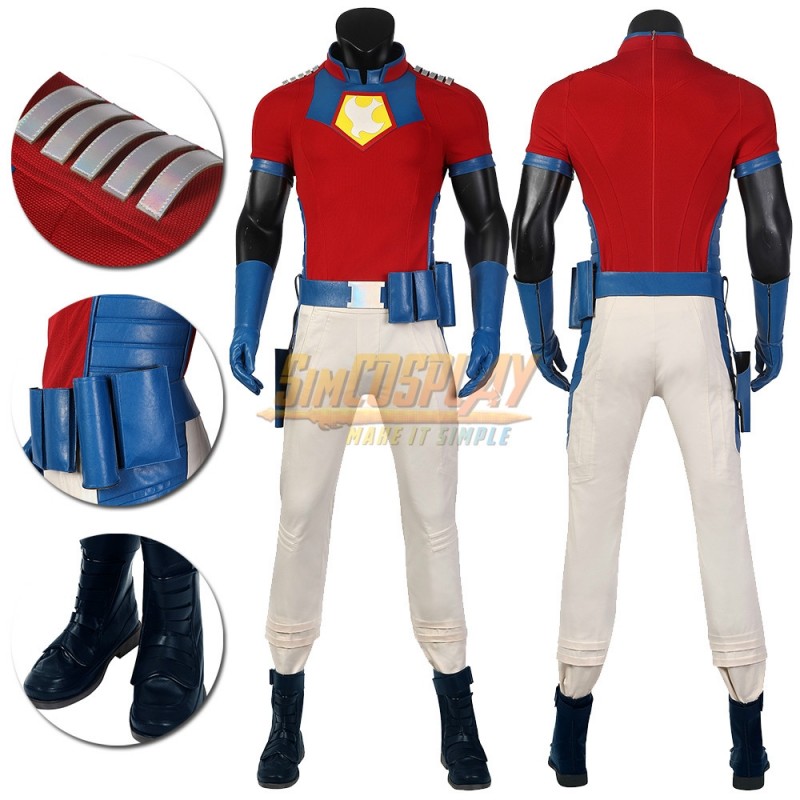 The Suicide Squad 2 Peacemaker Cosplay Costumes Top Level