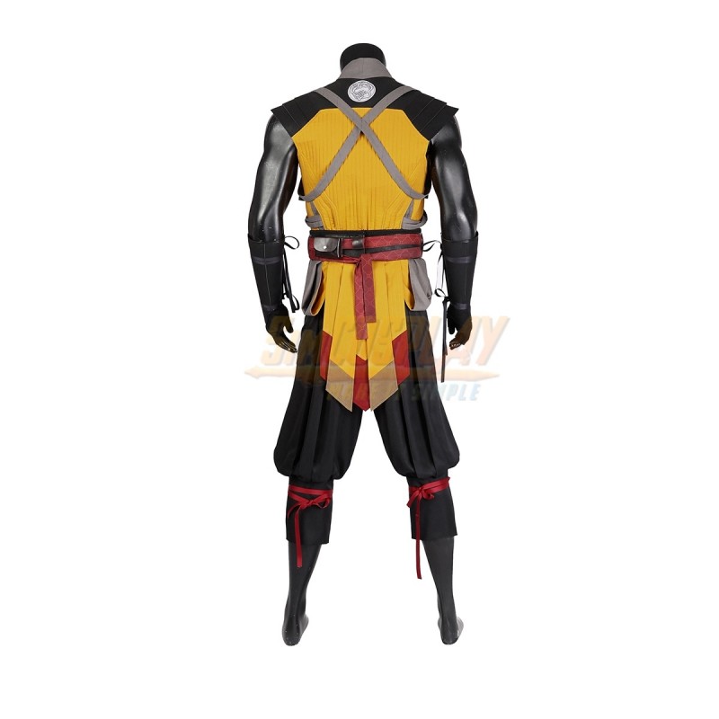 Scorpion Mortal Kombat 1 Cosplay Costume Scorpion Yellow Cosplay Suit