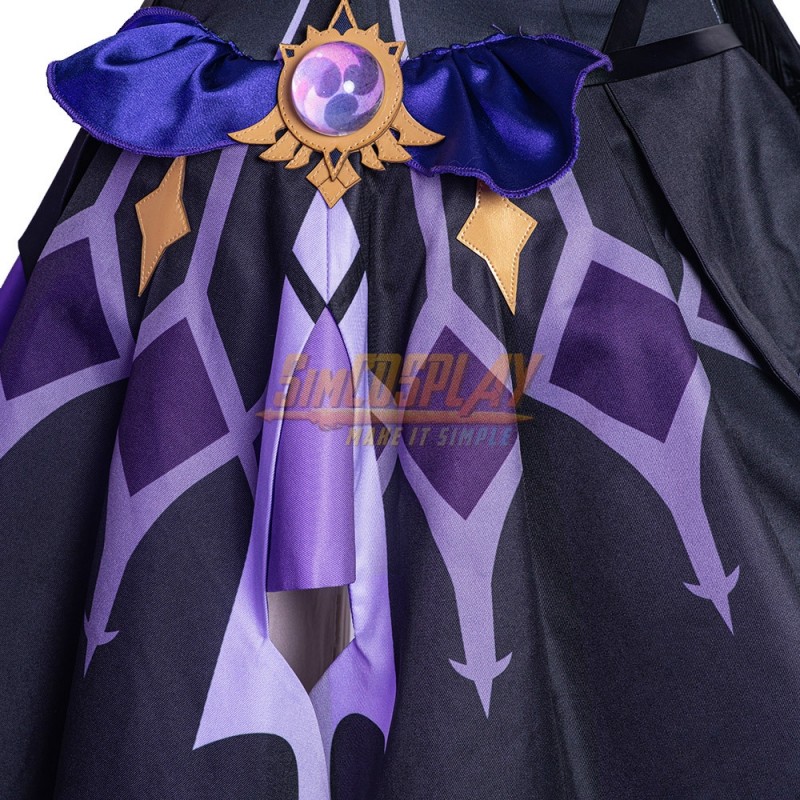 Genshin Impact Fischl Cosplay Costume Genshin Purple Witch Cosplay Suit