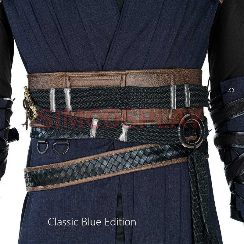 Evil Doctor Strange Cosplay Costume Multiverse of Madness Black/Blue ...