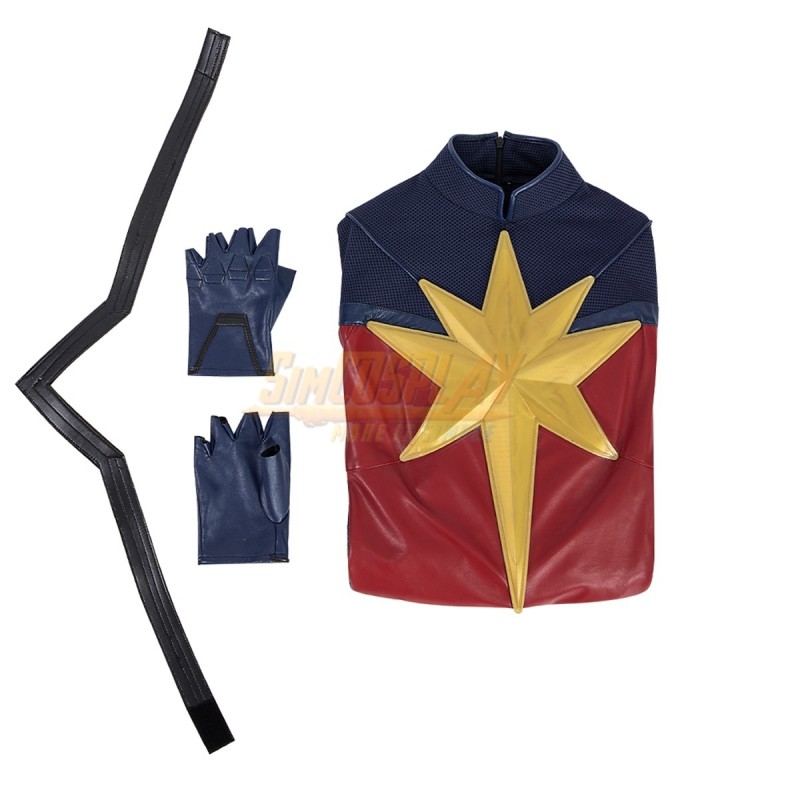 Captain Marvel 2 Big Star Cosplay Costume Carol Danvers Halloween ...