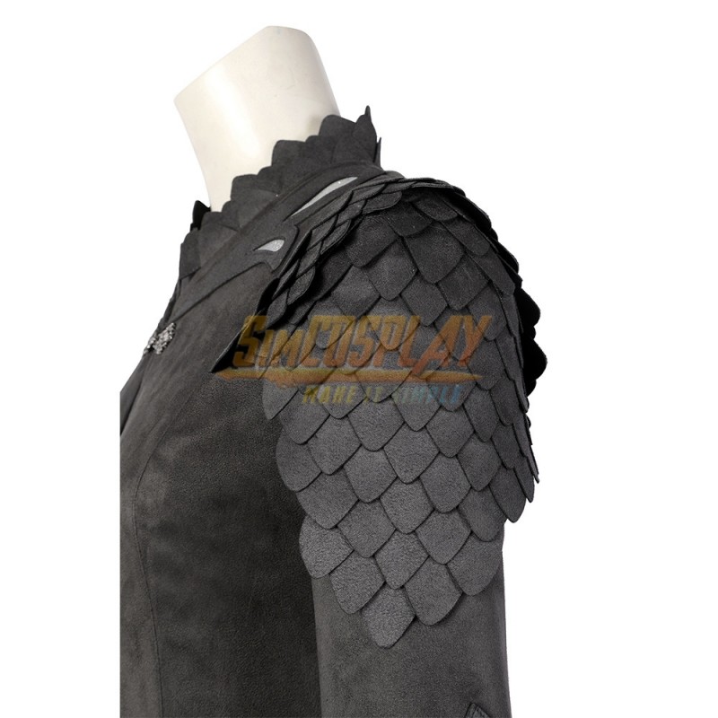 Rhaenyra Targaryen Dragon Knight Black Cosplay Costume