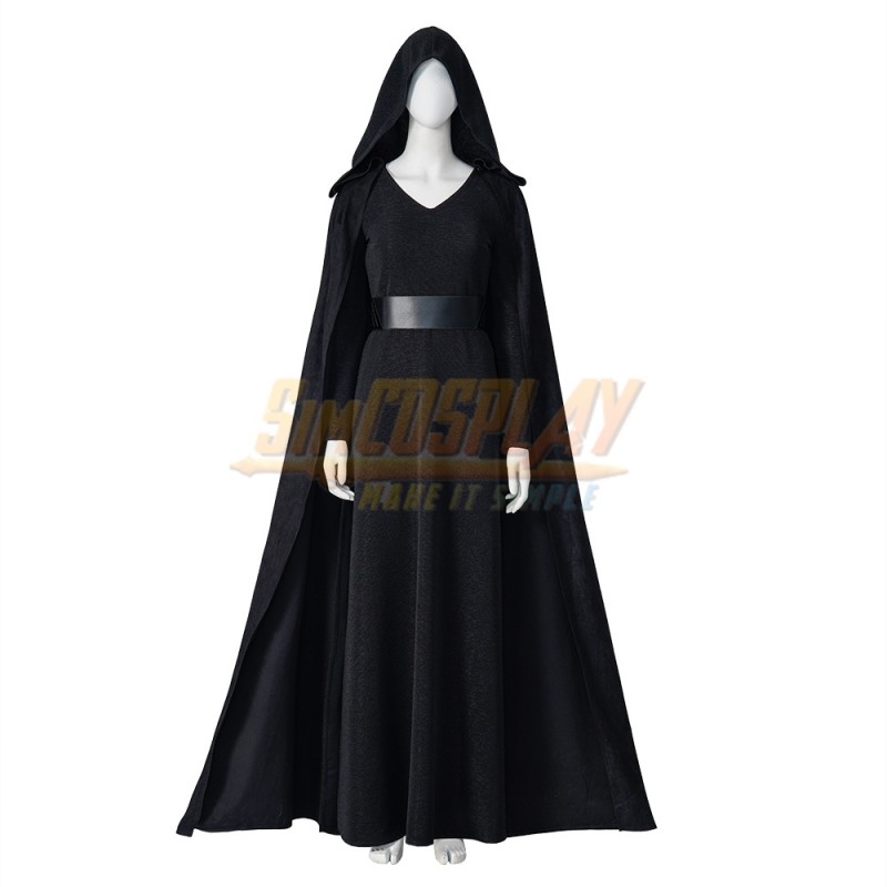 Star Wars 9 Dark Rey Cosplay Costume Full Black Suit