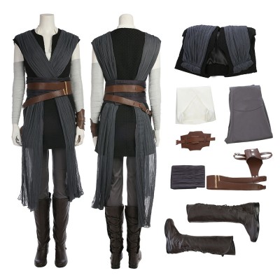 Rey Cosplay Costume Star Wars 8 The Last Jedi