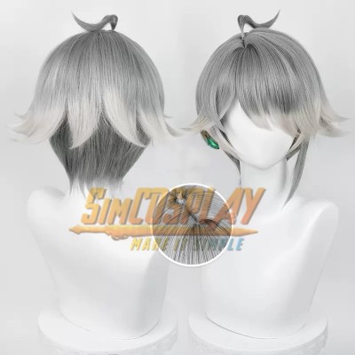 Genshin Impact New NPC Al Haitham Cosplay Wigs