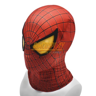 The Amazing Spider-Man Peter Parker Suit HD Cosplay Mask With Half Face Shell