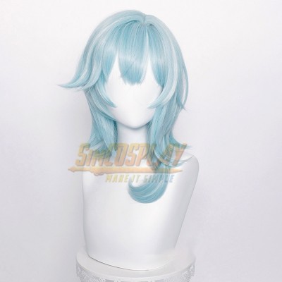 Genshin Impact Girls Eula Full Set Cosplay Wigs SimCosplay