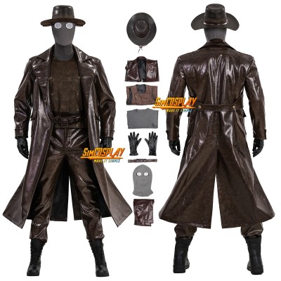 Complex - 2026 Spider-Man Noir Cosplay Costume Brown Leather Suit