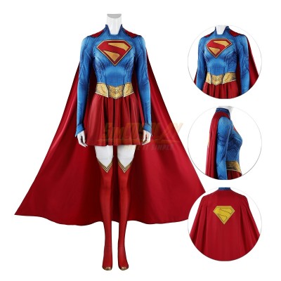  Ver.3 - 2026 Kara Zor-El Cosplay Costume Spandex Printed Suit