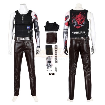 2077 Johnny Silverhand Cosplay Costume Ver.2