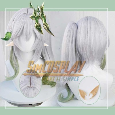 Genshin Impact Nahida Cosplay Wigs Lesser Lord Kusanali Wigs V2