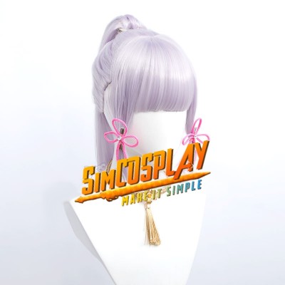 Genshin Impact Kamisato Ayaka Full Set Cosplay Wigs