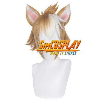Genshin Impact Gorou Cosplay Wigs Top Level