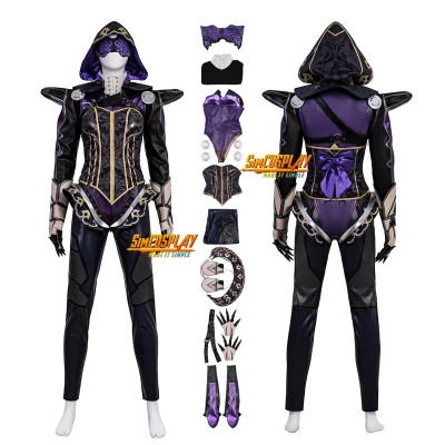 Ash Laced Lethality Skin Cosplay Costume Apex Ash Suit