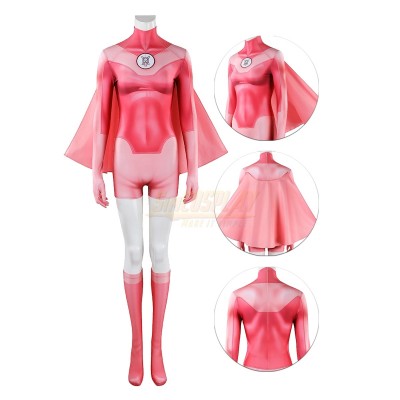 Atom Eve Invincible Cosplay Suit Printed Pink Suit Ver.2