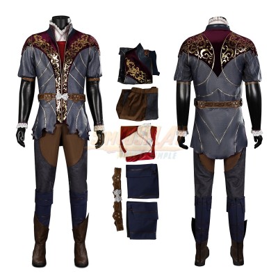 BG3 Astarion Cosplay Costume Dress Style Suit