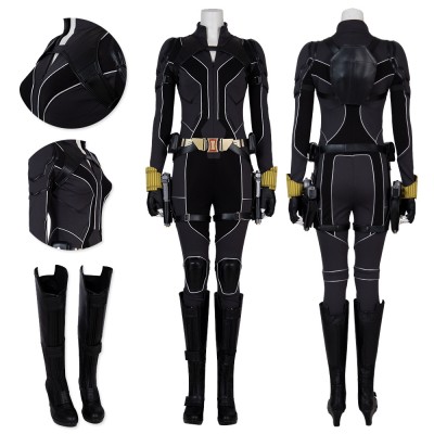 Black Widow 2020 Cosplay Costume Natasha Romanoff New Black Suit Top Level