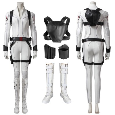 Black Widow Cosplay White Costume 2020 Black Widow Cosplay