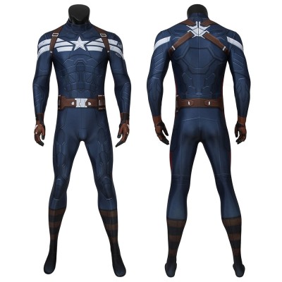 Captain America Classic Cosplay Zentai The Winter Soldier Bodysuit