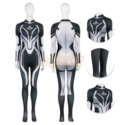 Captian Marvel Monica Rambeau HD Printed Cosplay Suit