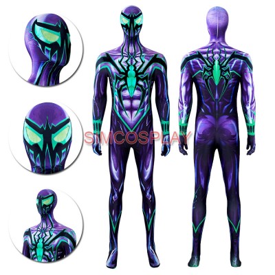 Chasm Ben Reilly the Scarlet Spider Man Cosplay Costume Printed Suit
