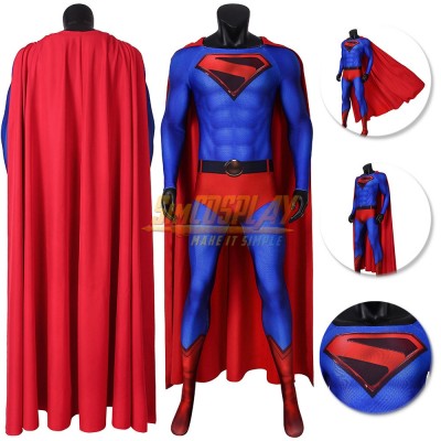 Infinite Earths Super Hero Clark's Costume 3D Printed Spandex Suit