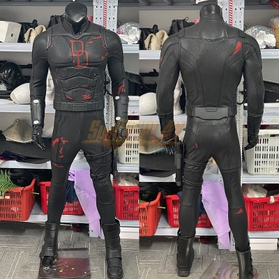 Daredevil Born Again S2 Cosplay Costume Matt Murdock Suit Hardcore Top Level