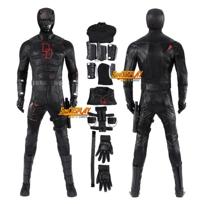 Daredevil DD Suit Daredevil Born Again S2 Cosplay Costume Top Level