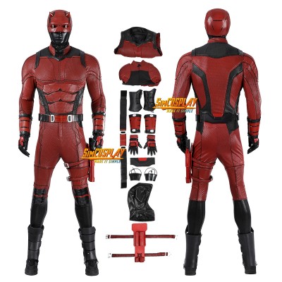 Daredevil Matt Murdock Cosplay Costume Hardcore Top Level Suit