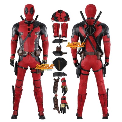Deadpool 3 Wade Wilson Cosplay Costumes Hardcore Top Level